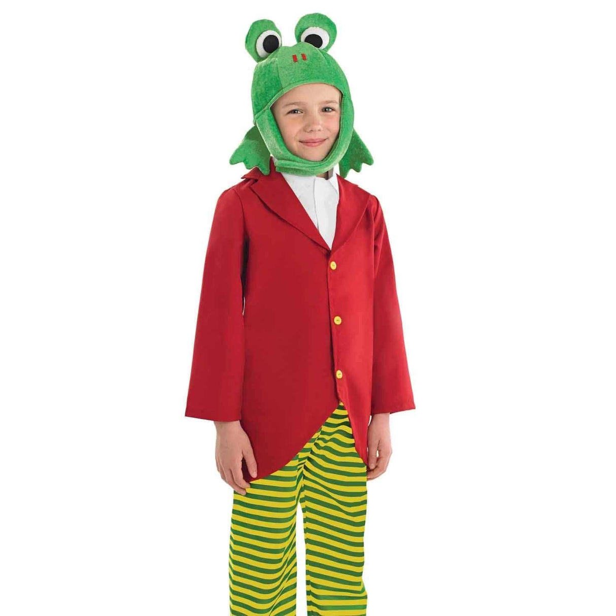 Boys Fancy Dress 4010-400L Boys Mr Frog Toad World Book Day Costume - L