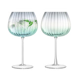 LSA Dusk Balloon 650ml Goblet Set of 2 Green Grey