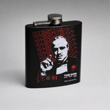 Fandomania The Godfather 'The Don' Hip Flask Black and Red