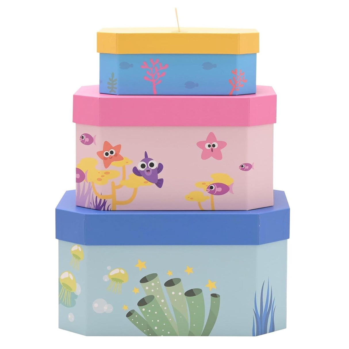 Baby Shark Set of 3 Nesting Storage Boxes