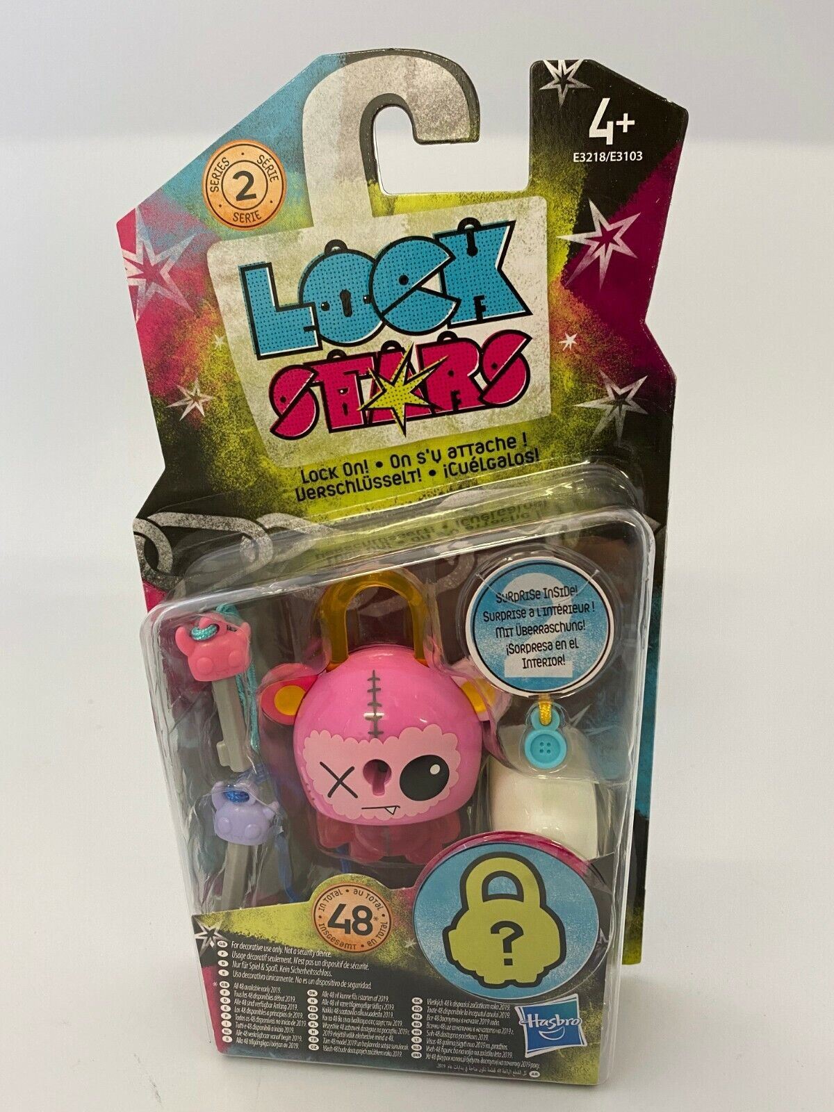 Hasbro Lock Stars Series 1,2 - 1 x Random Selection, 48 Characters to Collect