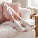 Women's Disney Mickey Mouse Glitter Socks 6 Pairs UK 6-8 Silver and White