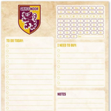 Harry Potter Gryffindor A5 Note Pad Planner