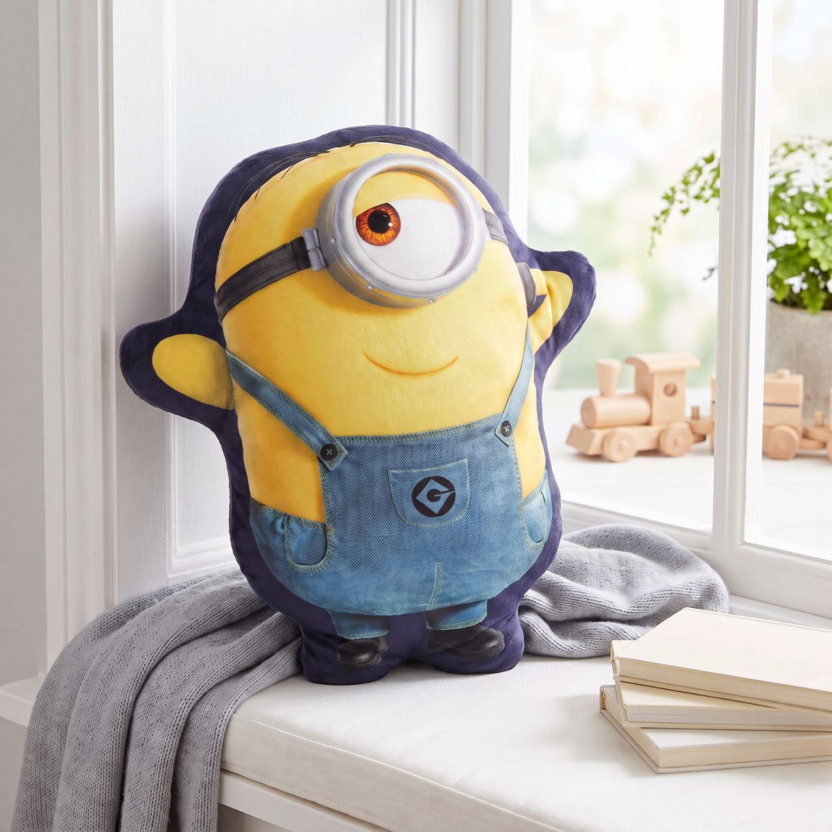 Minions Stuart Soft Plush Toy Yellow and Blue
