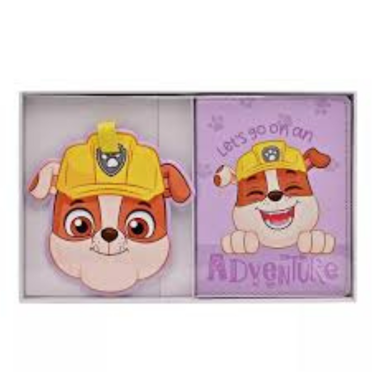 Paw Patrol Rubble PU Leather Passport and Luggage Tag Multi