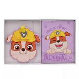 Paw Patrol Rubble PU Leather Passport and Luggage Tag Multi