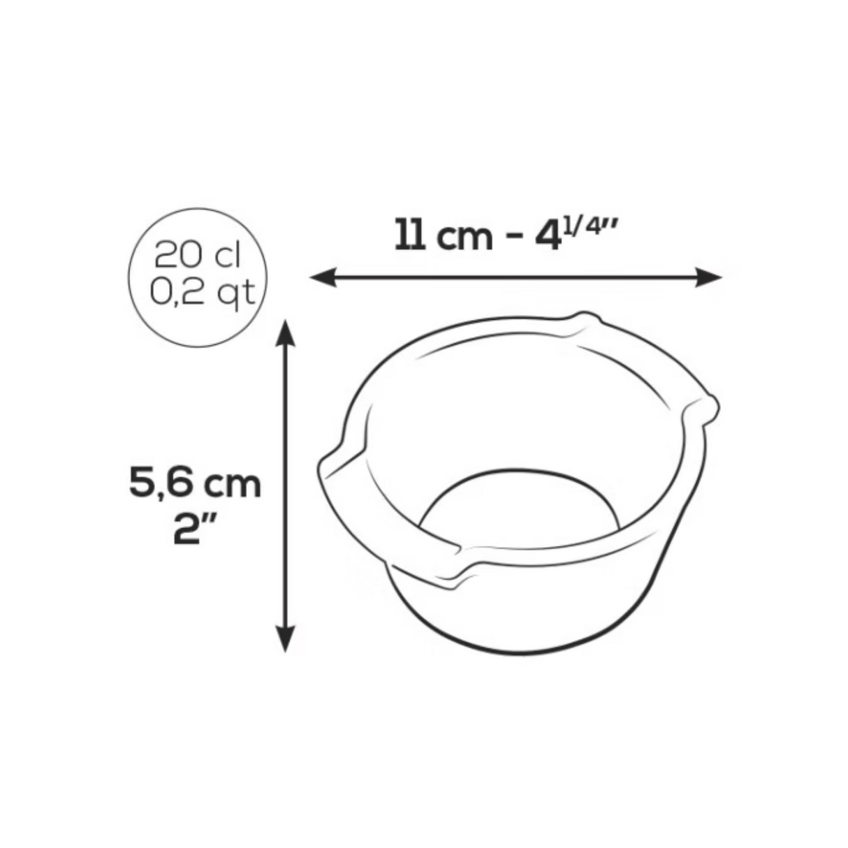 Peugeot Appolia Ceramic Ramekin Duo 11cm Matte Black