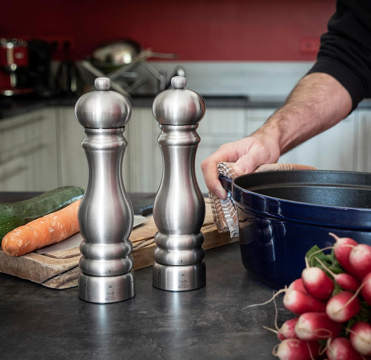 Peugeot Paris Chef Salt Mill 22cm Silver