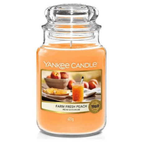 Yankee Candle 1631381E Yankee Candle Farm Fresh Peach - Large Jar