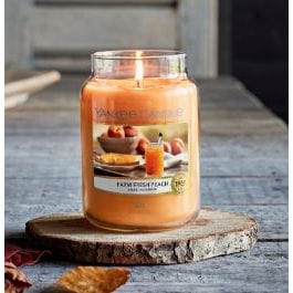 Yankee Candle 1631381E Yankee Candle Farm Fresh Peach - Large Jar