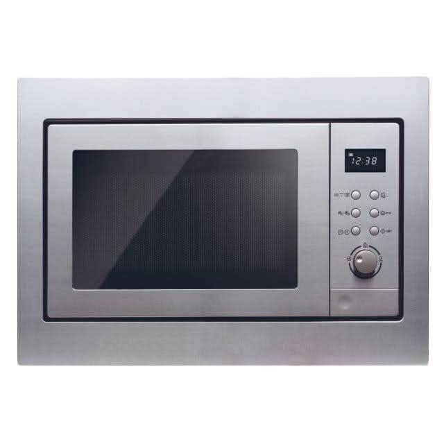 CLICKK Home Store stainless steel built-in microwave with grill featuring digital display and control buttons