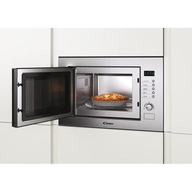 Candy MIC25GDFX-80 Candy MIC25GDFX Stainless Steel Built In Microwave with Grill 25L