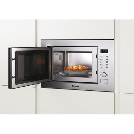 Candy MIC25GDFX-80 Candy MIC25GDFX Stainless Steel Built In Microwave with Grill 25L