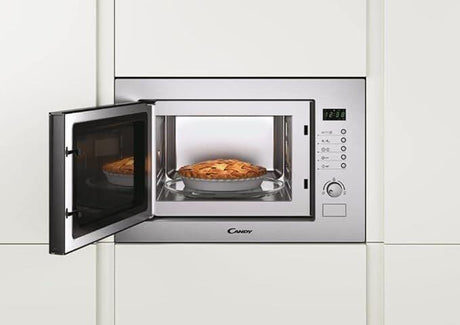 Candy MIC25GDFX-80 Candy MIC25GDFX Stainless Steel Built In Microwave with Grill 25L