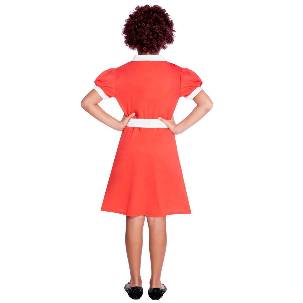 Child Orphan Annie Musical Fancy Dress Costume  4-6 Years