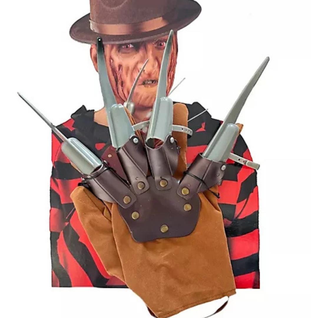 Halloween Freddy Krueger Fancy Dress Glove Accessory One Size