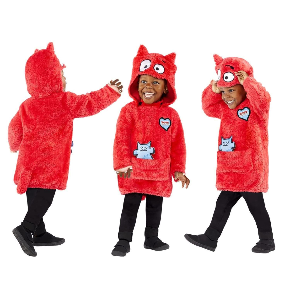 Child Cbeebies Love Monster Costume - 3-4 Years