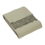 Rowan Waffle Woven Throw 132cm x 180cm Natural