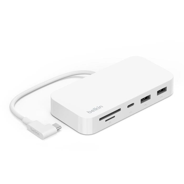 Belkin 6-in-1 USB-C Multiport Hub with Mount - White