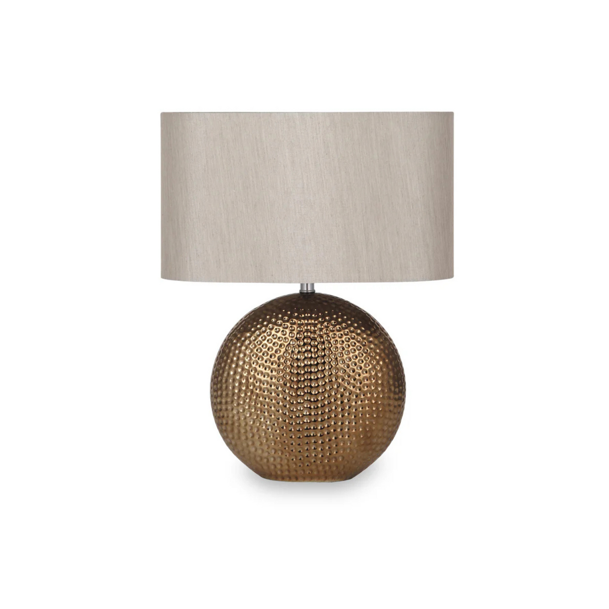 Bronze Hammered Table Lamp Only