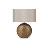 Bronze Hammered Table Lamp Only