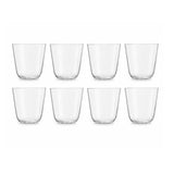 LSA Arc 260ml Stackable Tumblers Set of 8 Clear