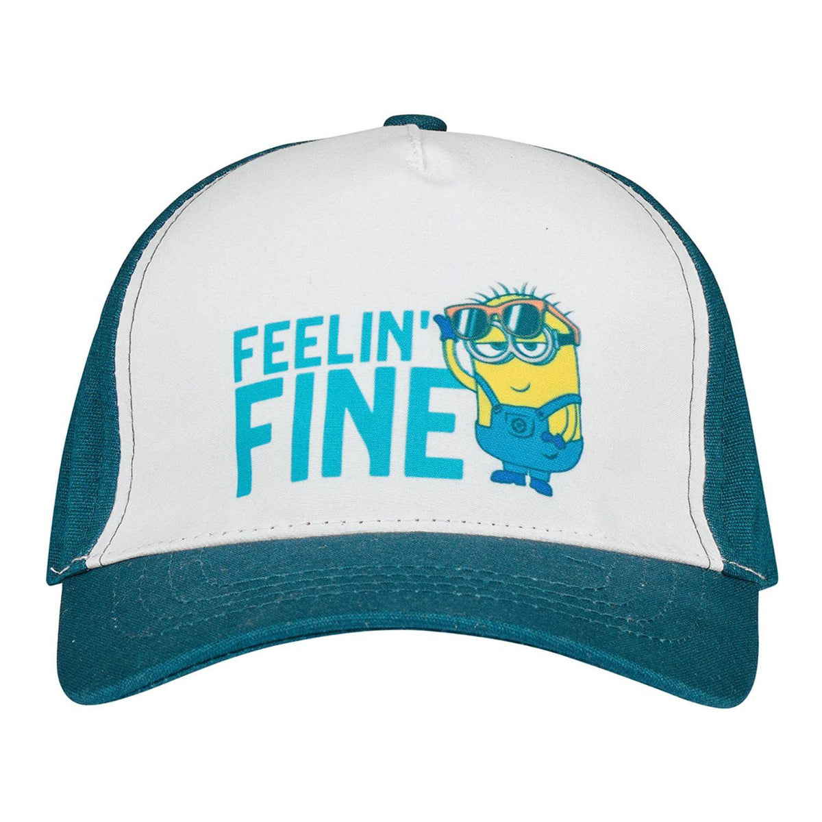 Minions Kids Feelin' Fine Baseball Cap One Size Teal