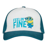 Minions Kids Feelin' Fine Baseball Cap One Size Teal