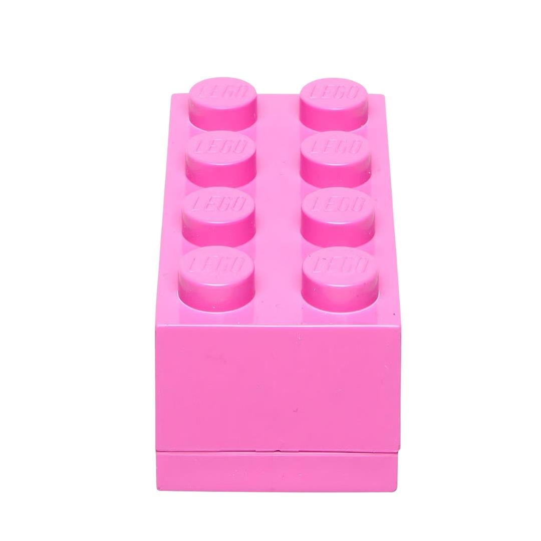 LEGO Mini Box 8 Storage Brick Pink