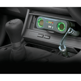CLICKK Home Store ABC-0265 Ring Portable 12v Multisocket Car Charger With USB