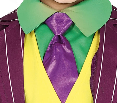 Fancy Dress Child Crazy Villain Joker Inspired Costume