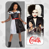 Kids Fancy Dress 129709L Child Cruella Disney Villain costume - 5-6 years