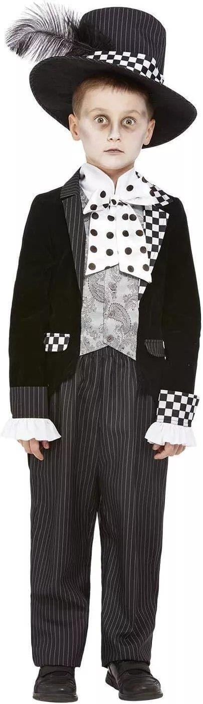 Kids Fancy Dress 00525M Child Dark Mad Hatter Costume - Medium