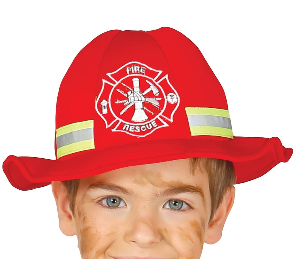 Kids Fancy Dress 83356 Child Deluxe Firefighter Costume - 7-9 Years