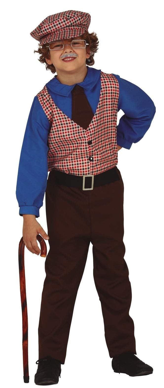 Kids Fancy Dress 83732 Child Grandpa Old Man Costume - 5-6 Years