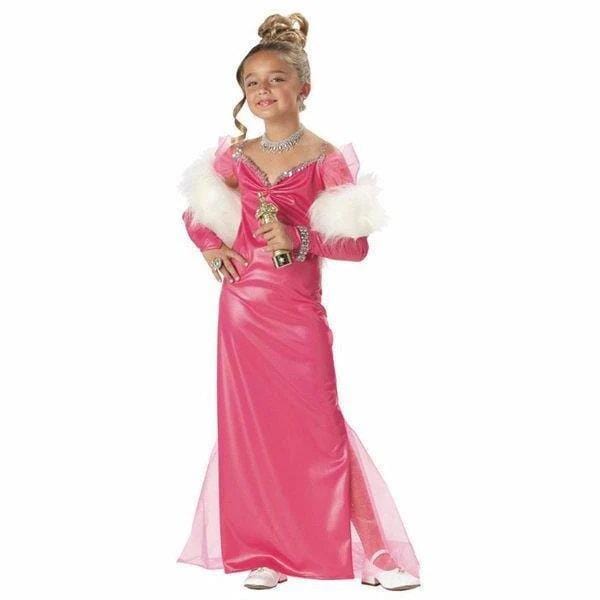 Kids Fancy Dress 212 Child Hollywood Starlet Barbie Pop Star Costume - 10-12 Years