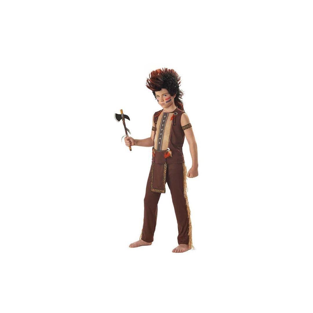 Kids Fancy Dress 00215S Child Indian Warrior Costume - S