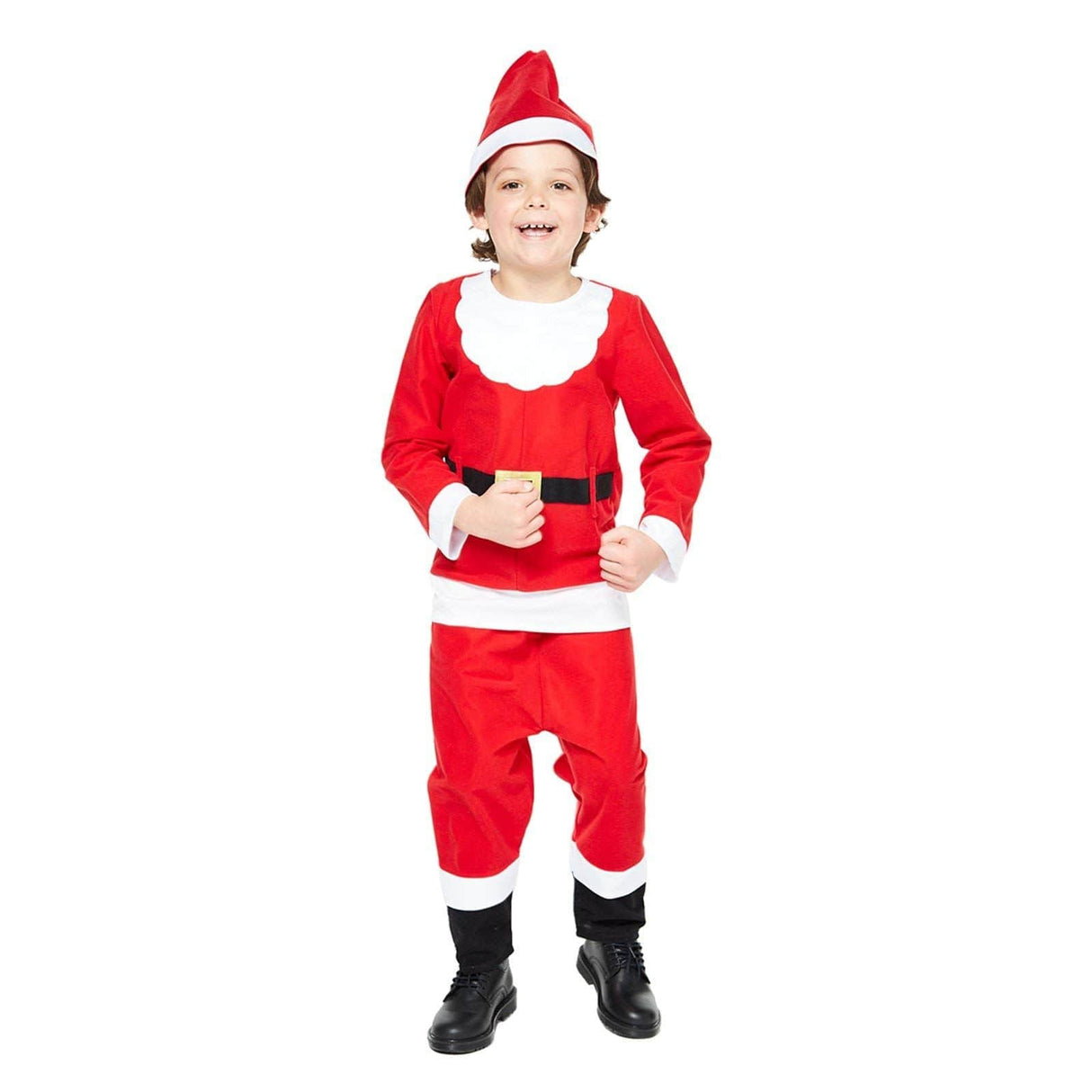 Kids Fancy Dress 9904087 Child Santa Suit Christmas Costume - 4-6 Years