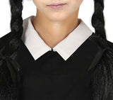 Kids Fancy Dress 83500 Child Spooky Girl Wednesday Addams Costume - 5-6 Years