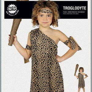 Kids Fancy Dress 78714 Child Stone Age Caveman Cave Boy Costume - 5-6 Years