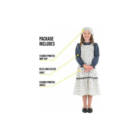 Kids Fancy Dress 9906816 Child Victorian schoolgirl costume - 6-8 Years