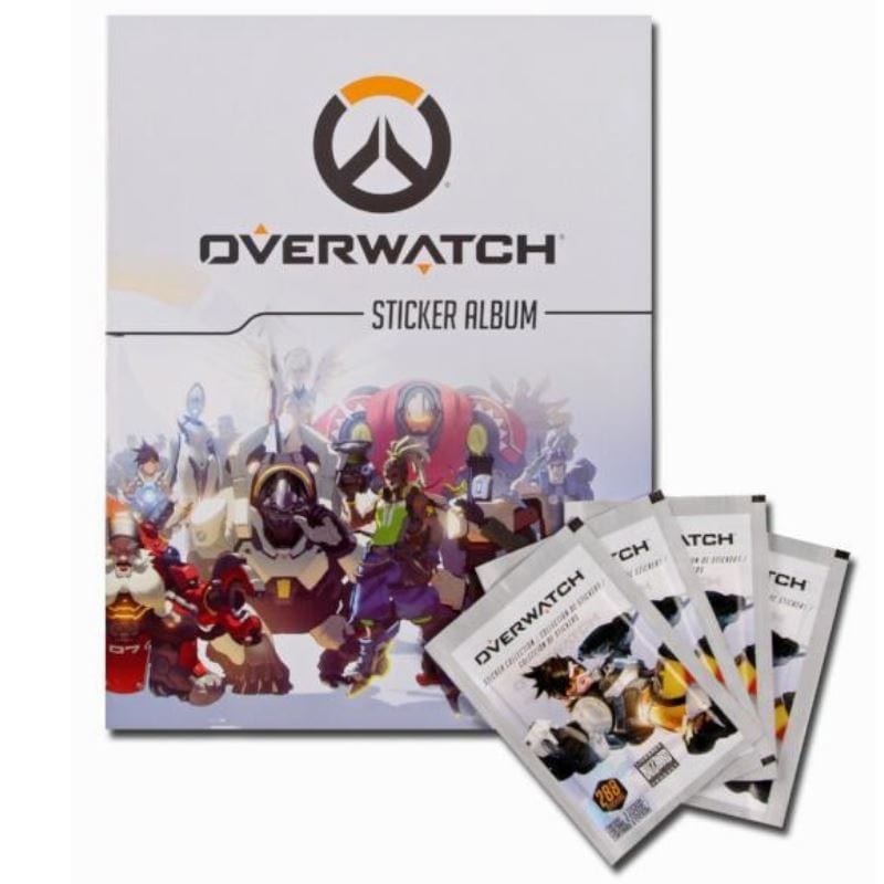 Overwatch Overwatch Sticker book Overwatch Sticker Book Starter Pack Album Including 4 Sticker Packs
