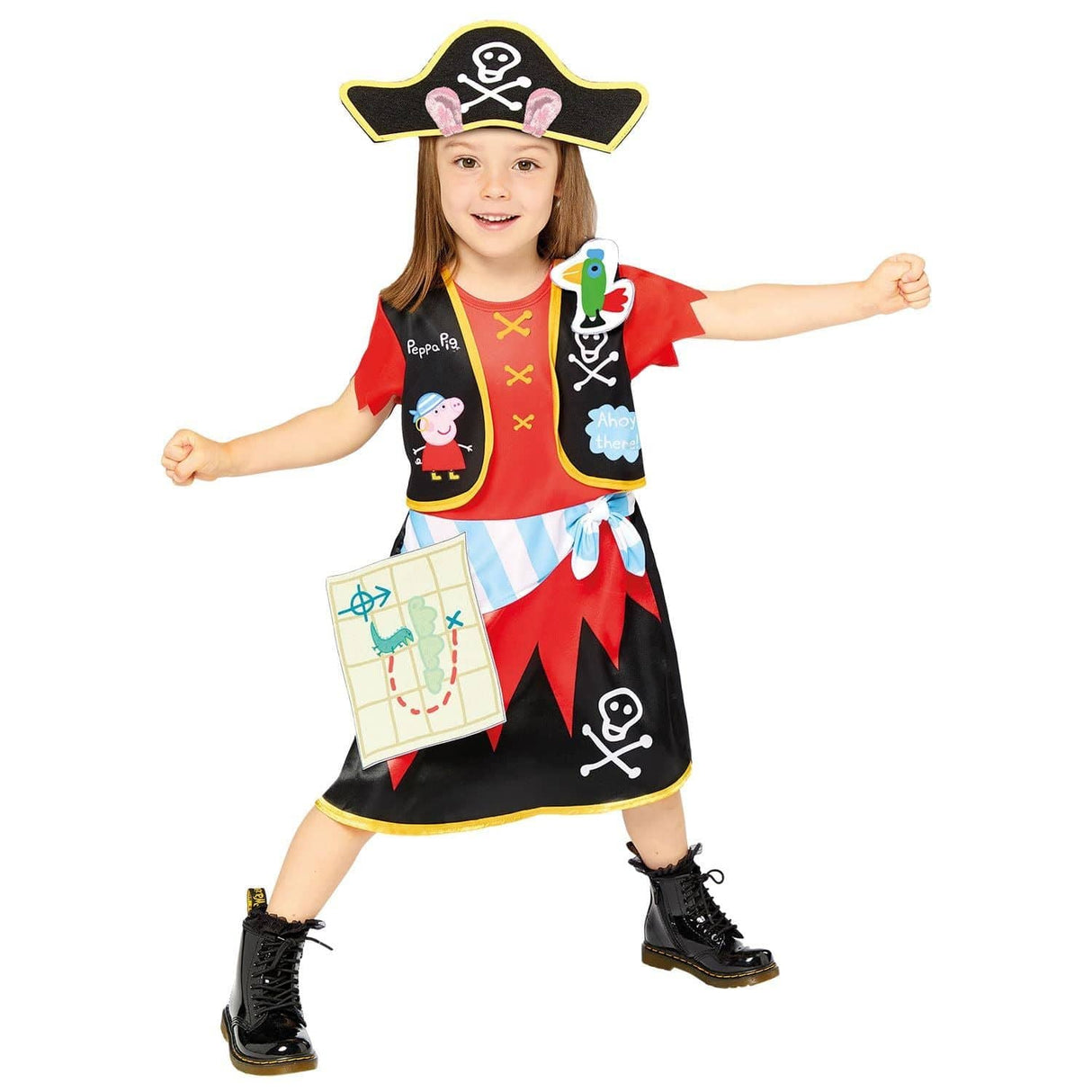 CLICKK Home Store 9910170 Child Peppa Pig Pirate Costume - 12-24 months