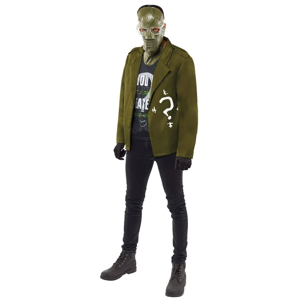 Mens Fancy Dress 9913386 Men's The Riddler Batman Movie Fancy Dress Costume - XL