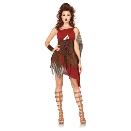 Womens Fancy Dress 8513103077 Women's Deadly Huntress  Warrior Costume -  L
