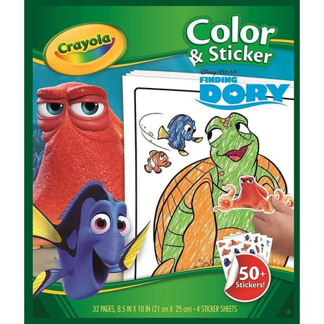 CLICKK Home Store Finding Dory colouring book Crayola Color and Sticker book with 50 plus stickers
