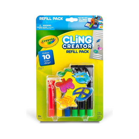 CLICKK Home Store ABC-0037 Crayola 74-7093-E-000 Cling Creator Refill Pack