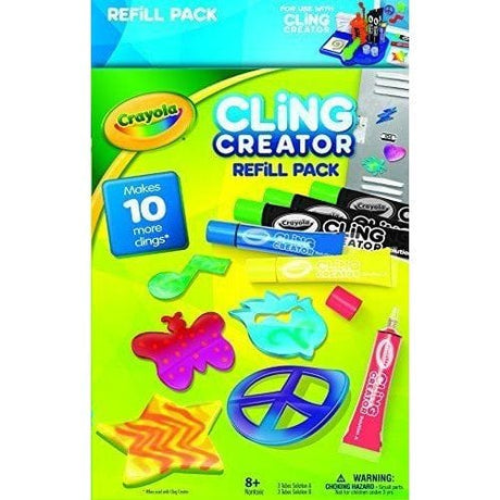 CLICKK Home Store ABC-0037 Crayola 74-7093-E-000 Cling Creator Refill Pack