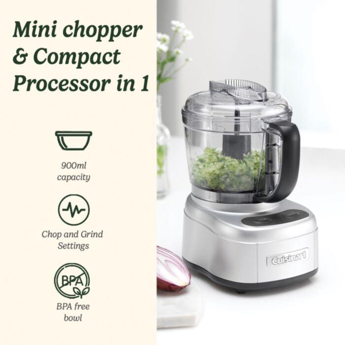 Cuisinart Mini Prep Pro food processor with 900ml capacity, chop and grind settings, and BPA free bowl