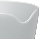 LSA International Dine Porcelain Bowl and Oak Servers 24cm White